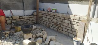 Stone building restoration and addition of a floor (16)