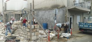 Stone building restoration and addition of a floor (17)